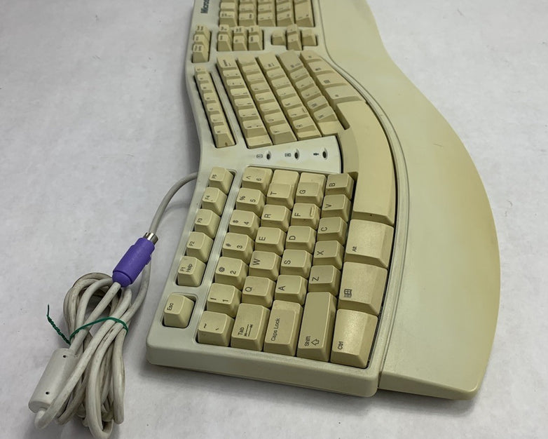Microsoft E06301PS2 X03-51764 PS/2-Wired Ergonomic Mechanical Keyboard