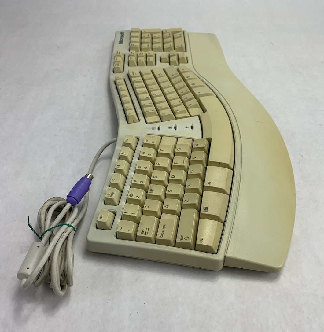 Microsoft E06301PS2 X03-51764 PS/2-Wired Ergonomic Mechanical Keyboard4
