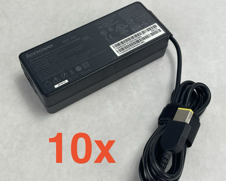 Lenovo AC Adapter 90w 20v ADLX90NCC2A Lot of 10 No Power Cord