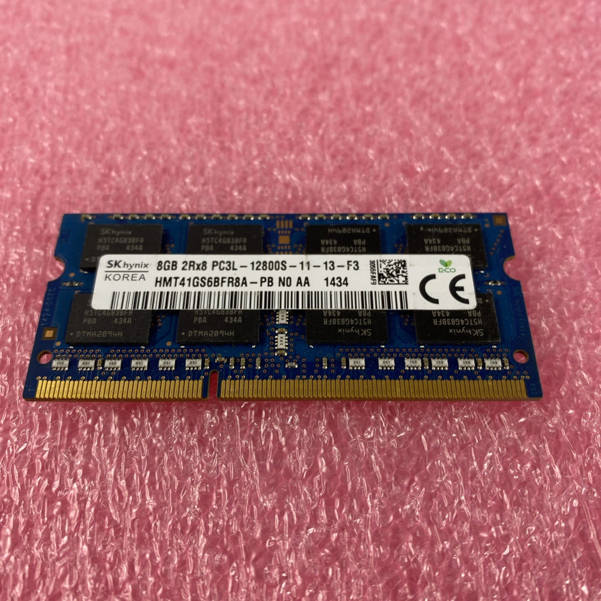 SK 8GB DDR3L PC3L-12800S Laptop Memory Ram Hynix HMT41GS6BFR8A-PB - Lot of 21