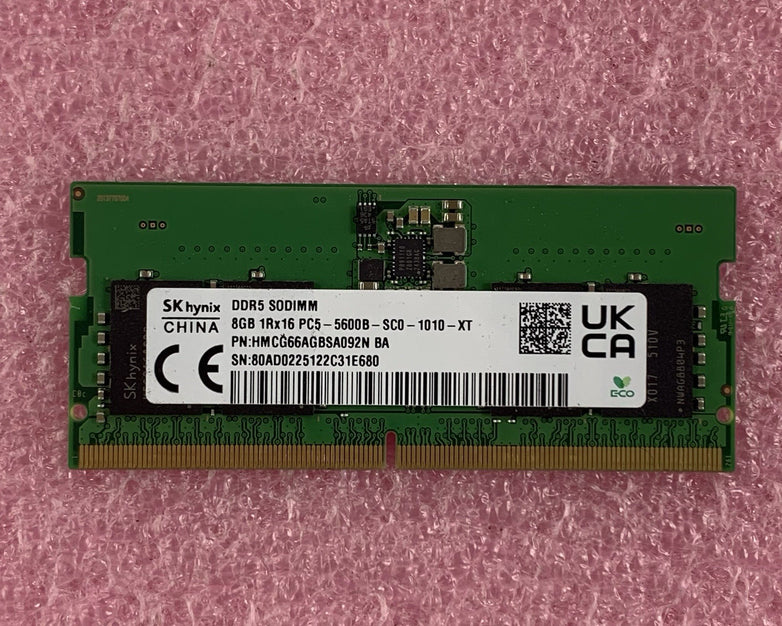 SK Hynix HMCG66AGBSA095NBA 8 GB DDR5 SDRAM SO-DIMM PC5-5600B Laptop Memory Ram