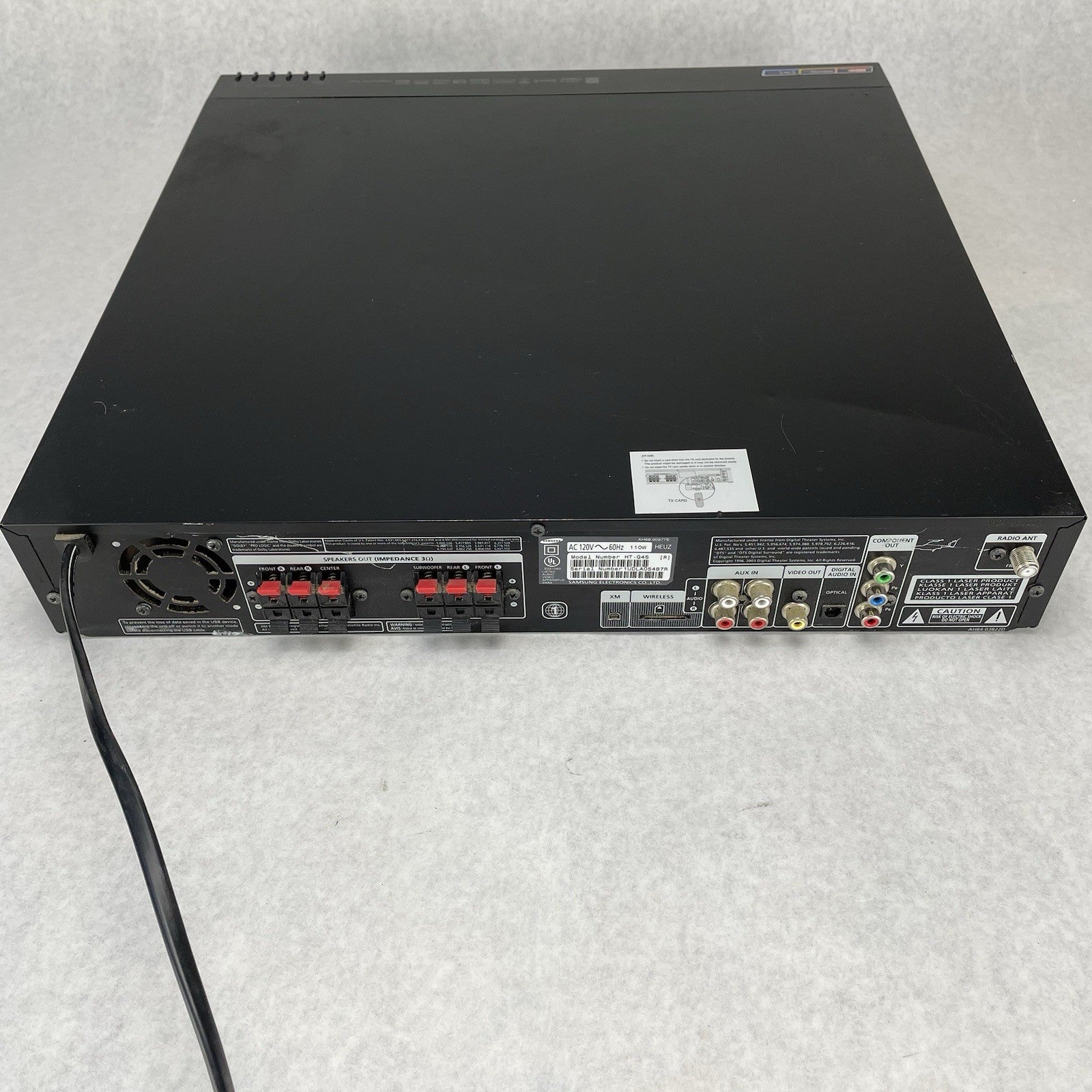 Samsung HT-Q45 5 Disk 5.1Ch DVD/CD Home Theater Receiver Power Tested