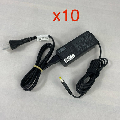 Lenovo ADP-65ME B 65W 20V 3.25A Slim Square Tip Charger AC Adapter (Lot of 10)