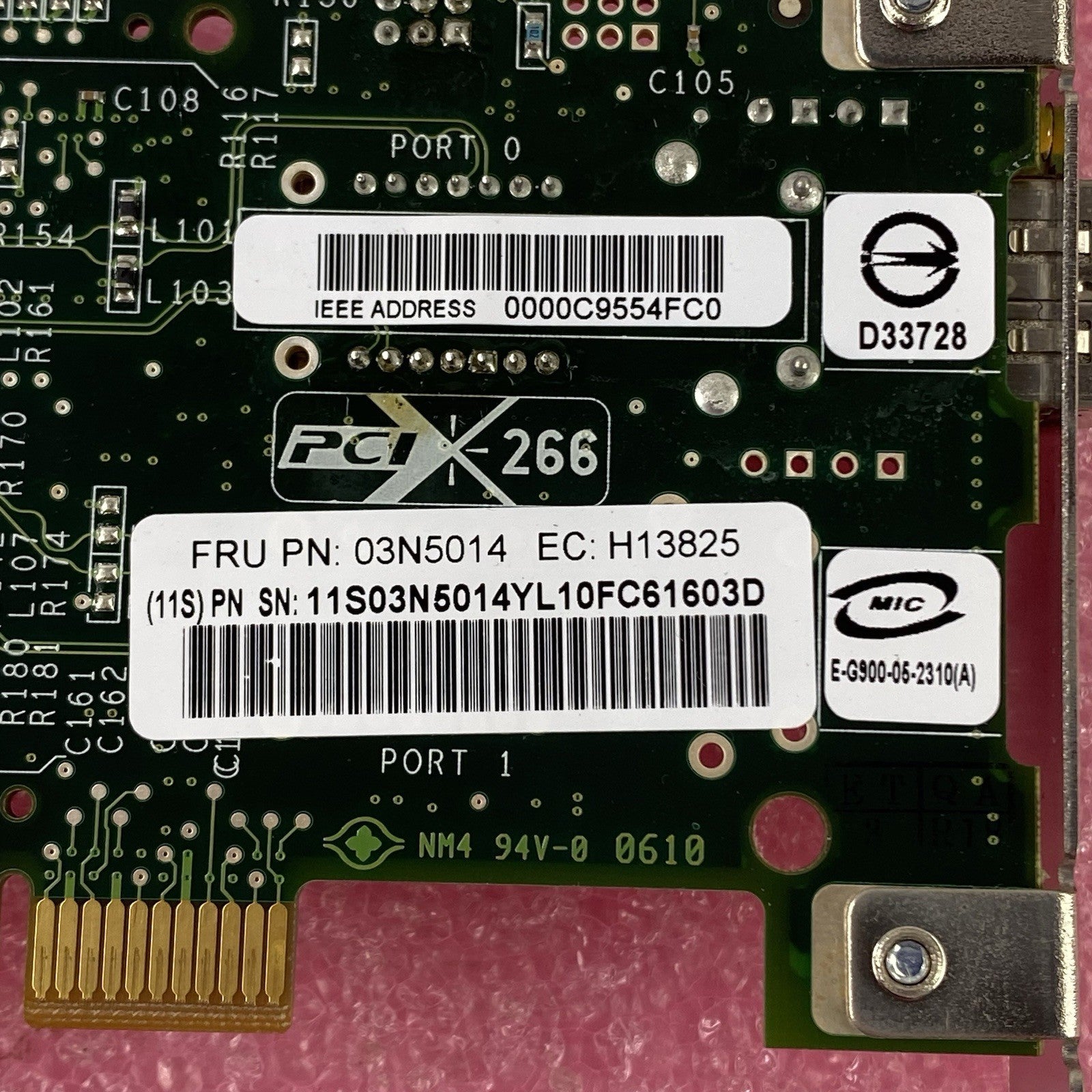 IBM 03N5014 PCI-x 2.0 Single-Port 4Gbps Fibre Channel Network Adapter (Lot of 2)11