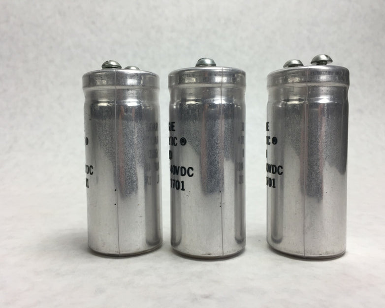 NOS  Sprague Extralytic Capacitor 302D 3700UF 40VDC  Lot of 3