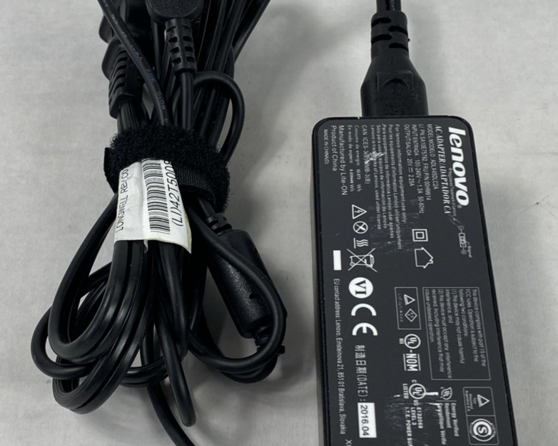 Lenovo ADLX45DLC2A 20V 2.25A 45W Slim Rectangular Tip AC Adapter (Lot of 9)