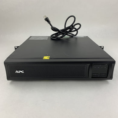 APC SMX1500RM2UCNC Battery Backup UPS Tested w/ AP9641 No Batt No Caddy