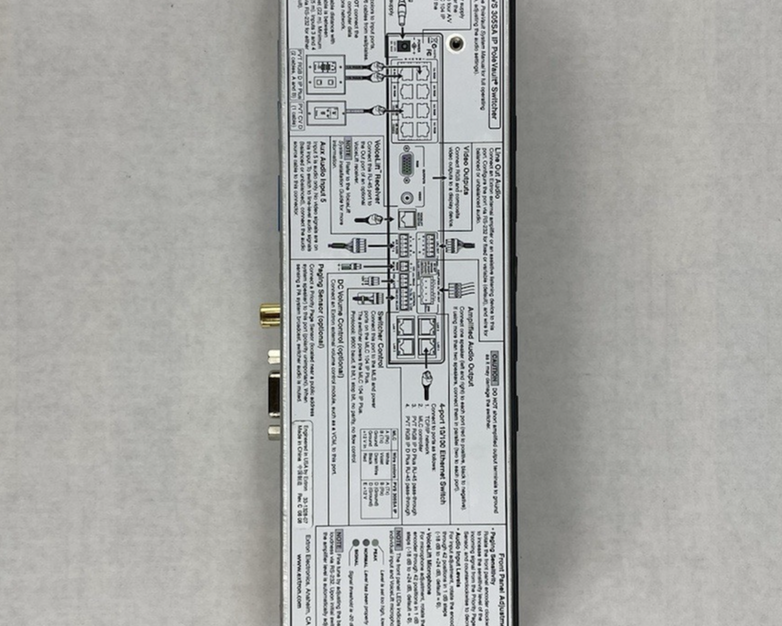 Extron PVS 305SA IP Polevault Switcher No AC Adapter Untested