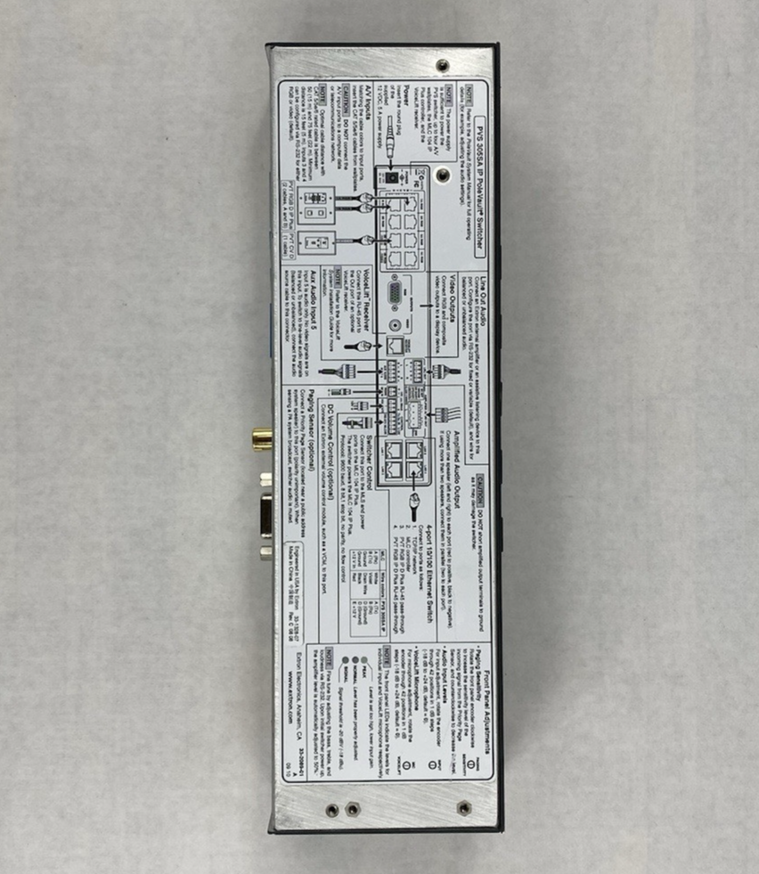 Extron PVS 305SA IP Polevault Switcher No AC Adapter Untested
