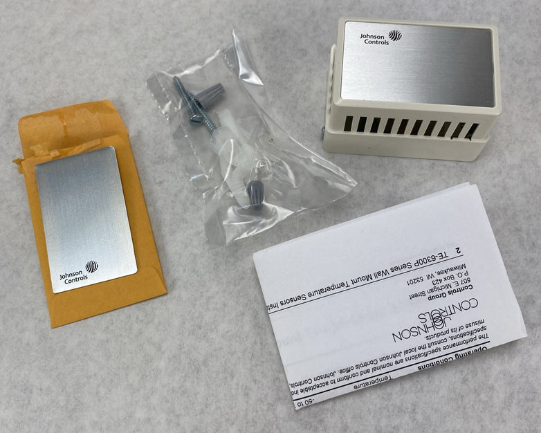 Johnson Controls TE-6314P-1 Wall Mount Temp. Sensor 1000 OHM Nickel Element
