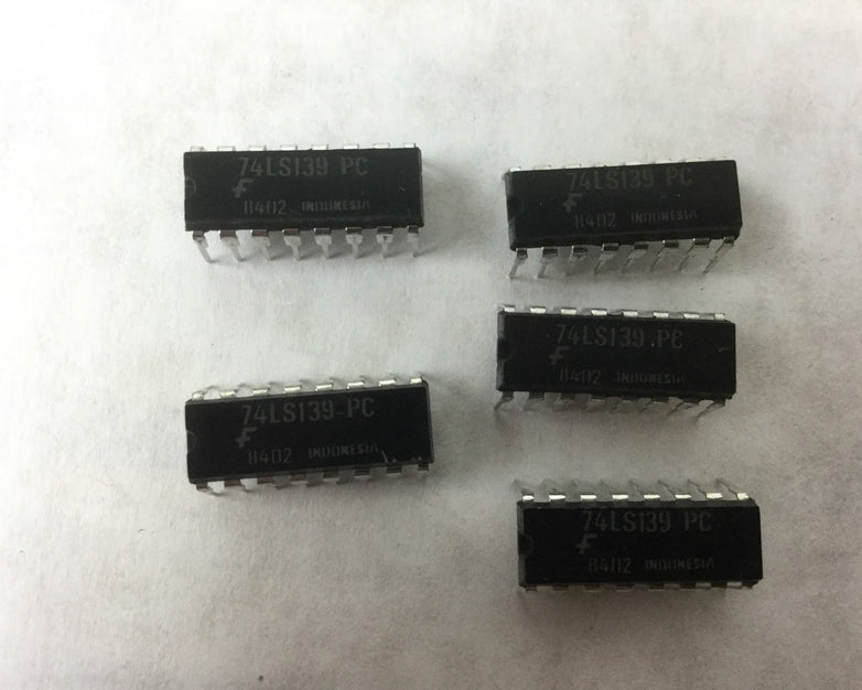 F-74LS139 PC, 16 Pin Dip (Lot of 5)