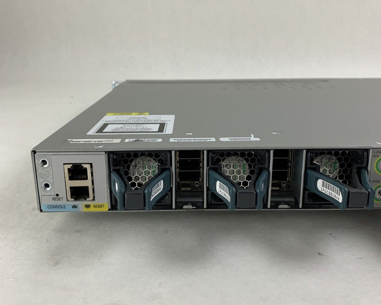 Cisco Catalyst WS-C3850-48PW-S 48 Port Ethernet Switch C3850-NM-4-1G Tested