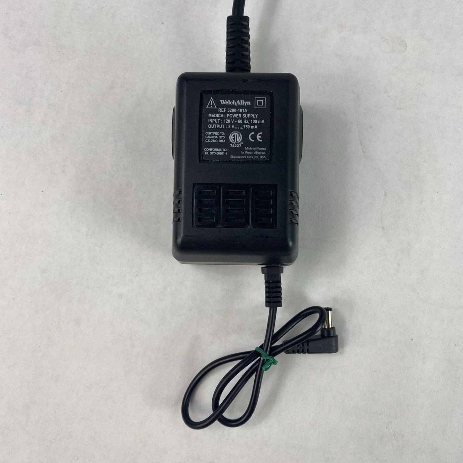 Welch Allyn REF 5200-101A Medical Power Supply2