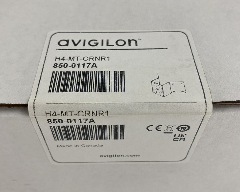 Avigilon H4-MT-CRNR1 White Corner Mount Bracket Lot of 2