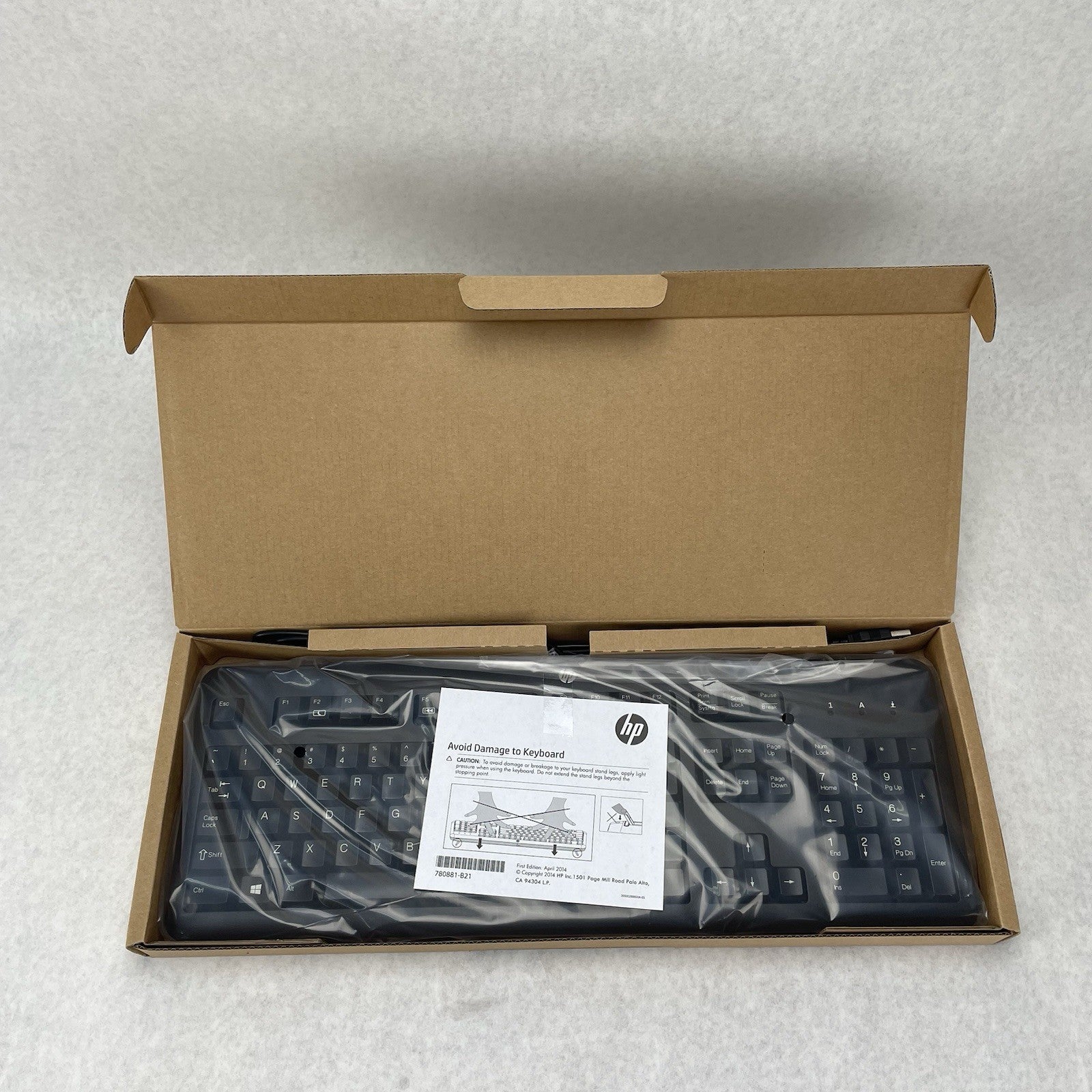 HP KB57211 Desktop USB Black 724720-001 672647-003 In Box Lot of 102
