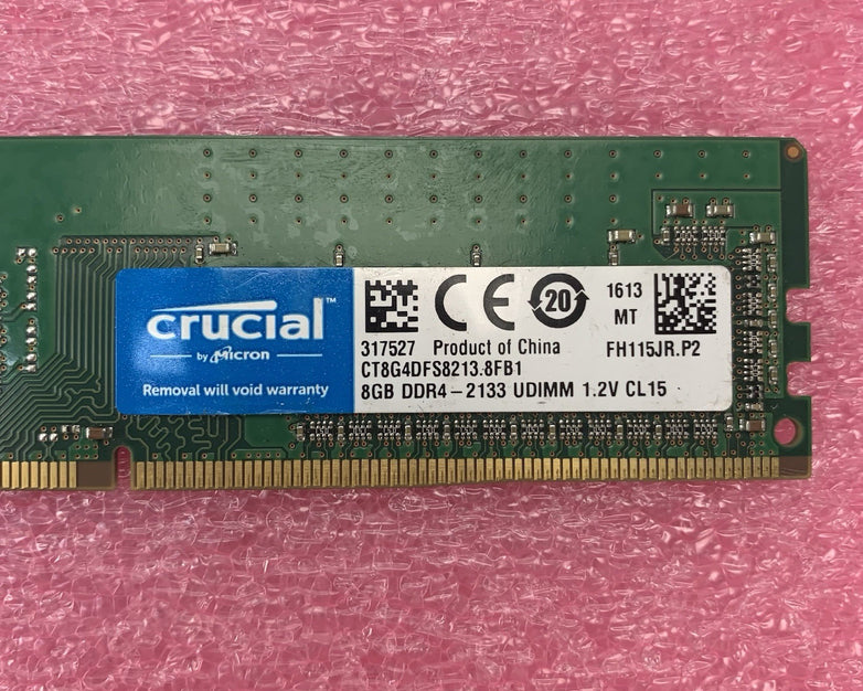 Micron Crucial MTA8ATF1G64AZ-2G1B1 PC4-2133P-UAB-10 8GB 1Rx8 Desktop Memory RAM