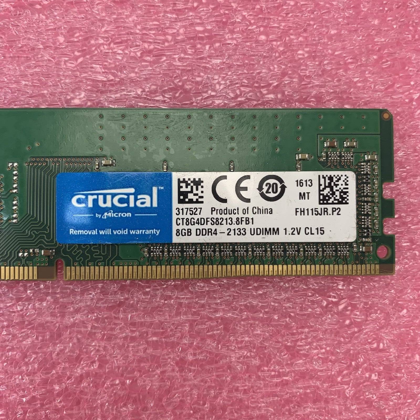 Micron Crucial MTA8ATF1G64AZ-2G1B1 PC4-2133P-UAB-10 8GB 1Rx8 Desktop Memory RAM7