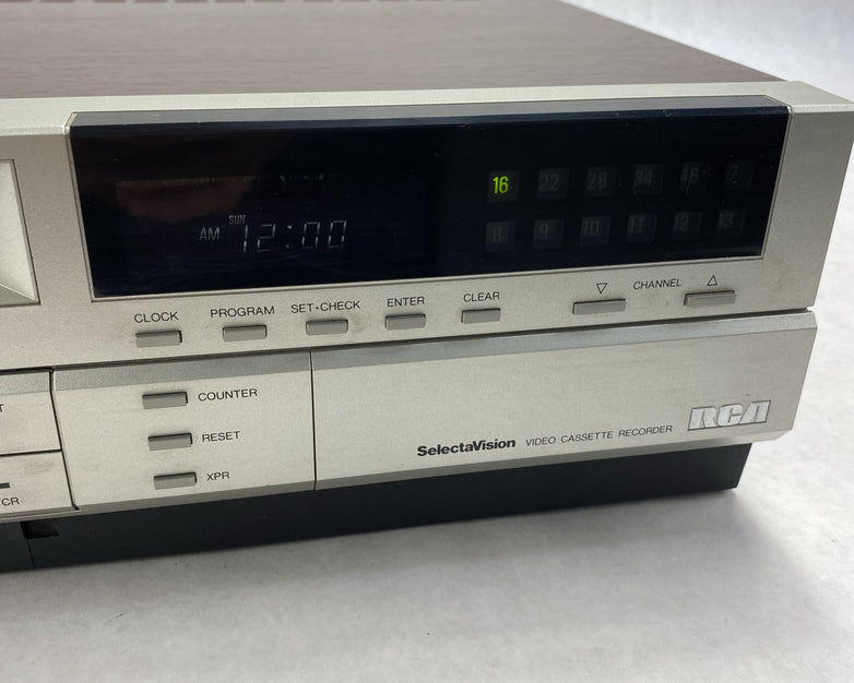 RCA SelectaVision VKT300 VCR VHS Player/Recorder No Remote - For Parts or Repair