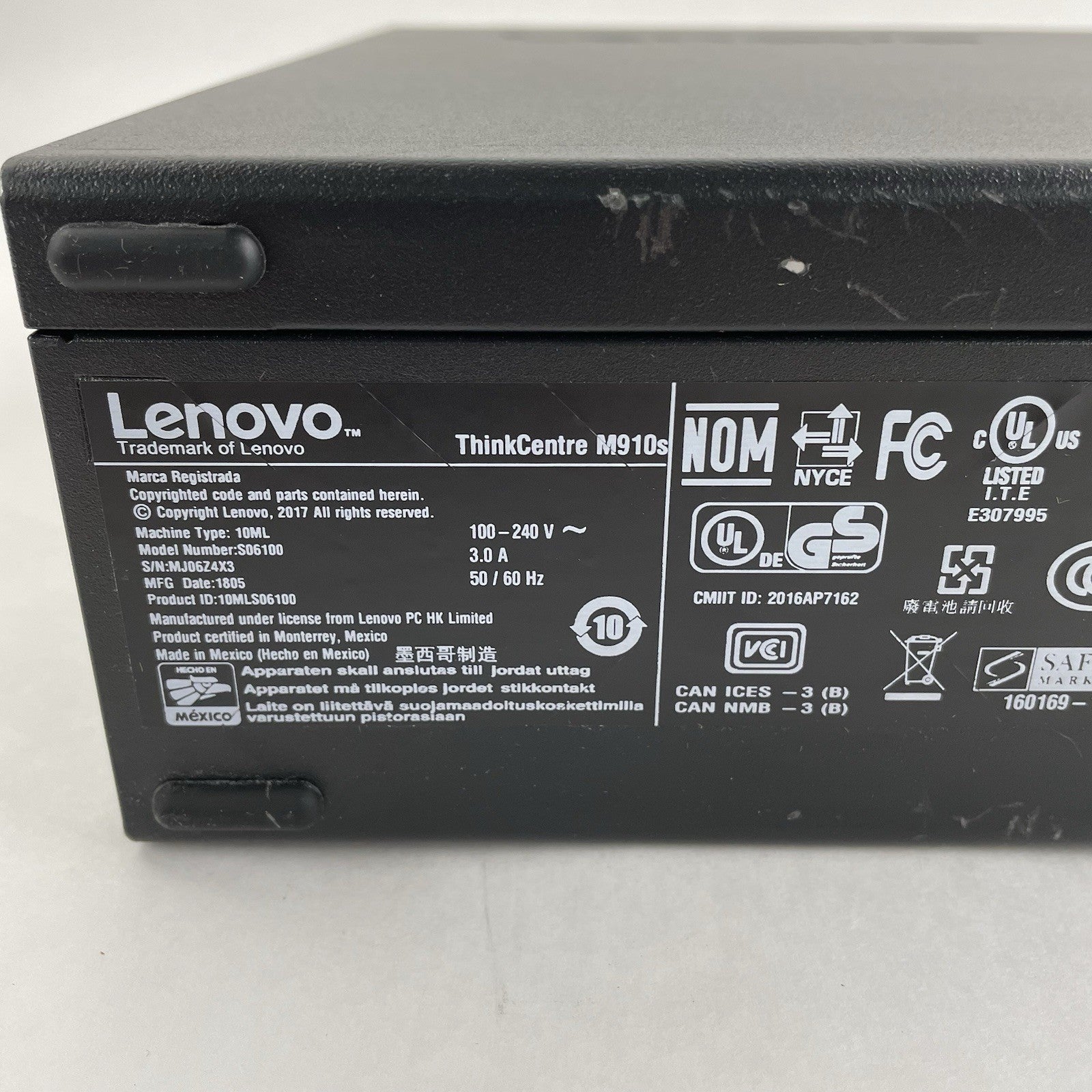 Lenovo ThinkCentre M900 SFF i5-6500 3.20 GHz 8 GB RAM No HDD/OS7