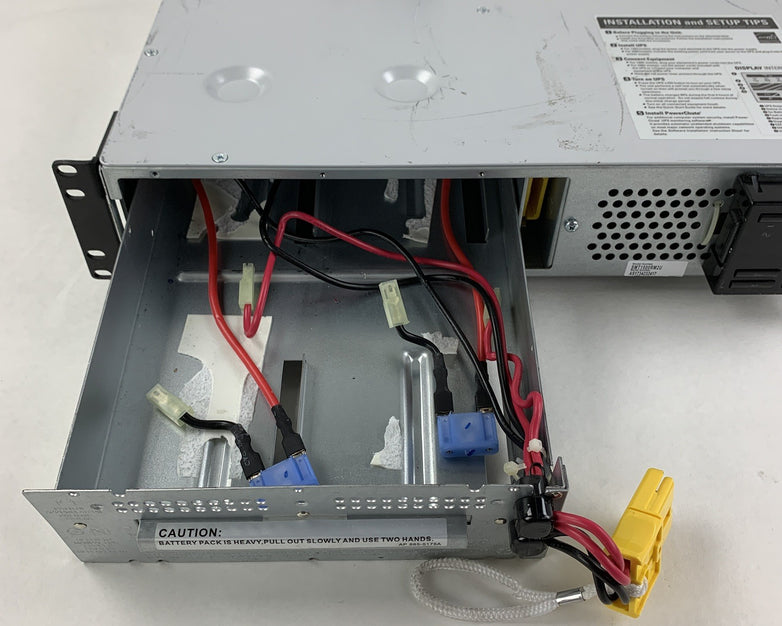 APC SmartUPS SMT1500RM2U 2U Rack Mount w/ Network  Card No Battery No Faceplate