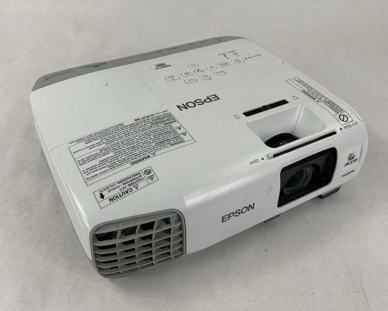 Epson PowerLite 98H H687A LCD Lamp Projector 1738 Lamp Hours - No Remote