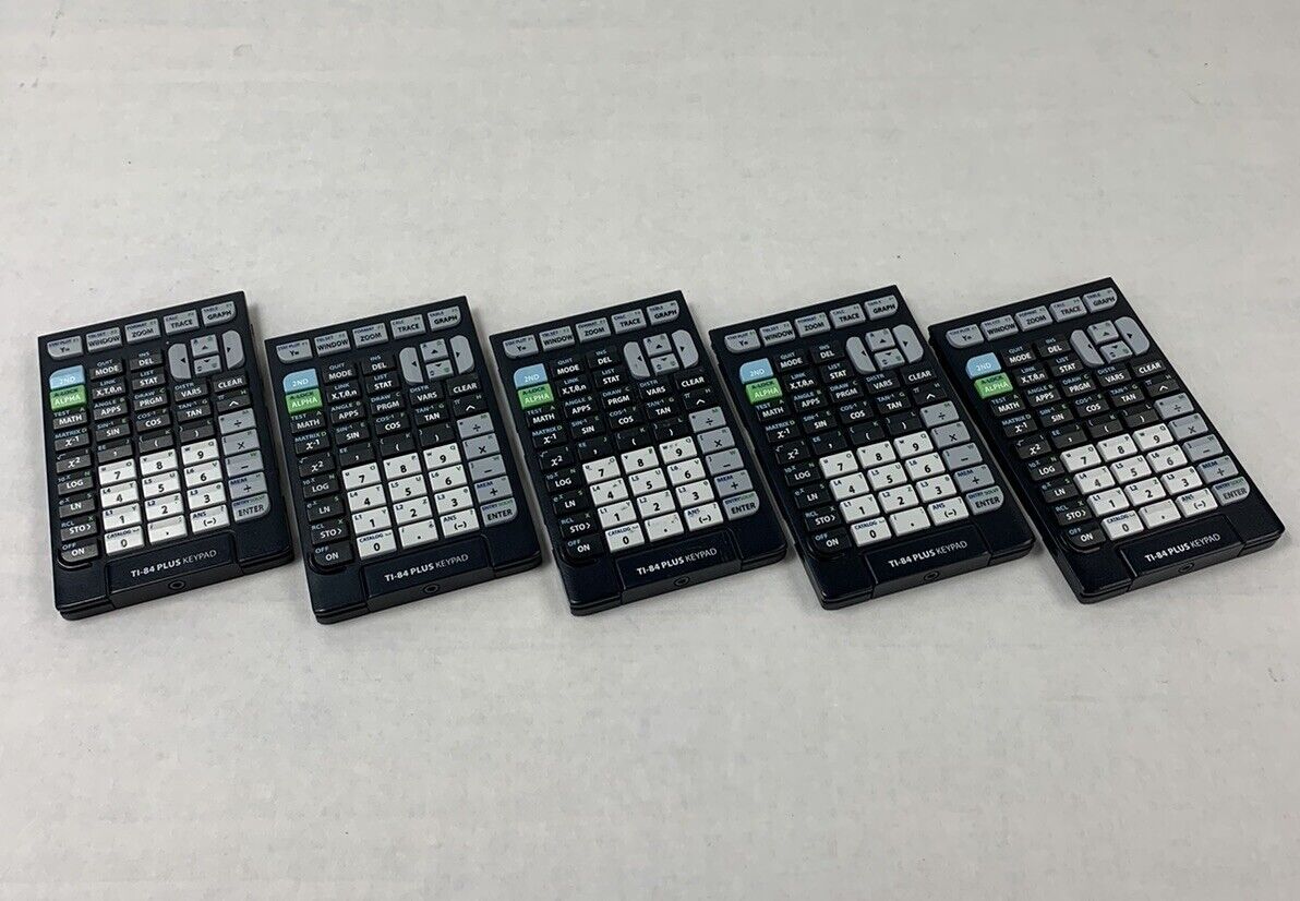 Texas Instruments P-0311A TI-84 Plus Keypad for TI-Nspire Clickpad (Lot of 5)