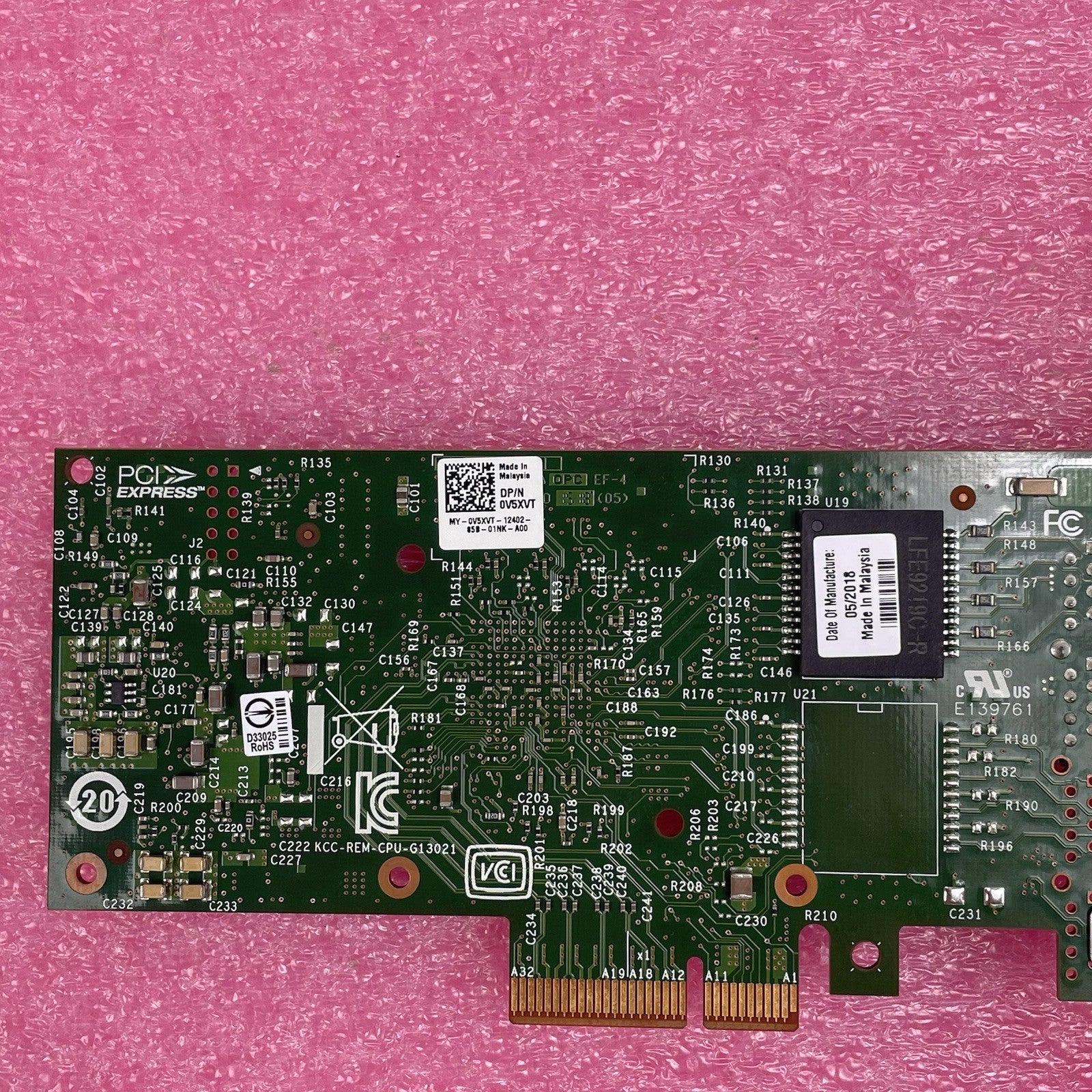 Dell OV5XVT 1GB Interface Card Intel PCIe for PowerEdge