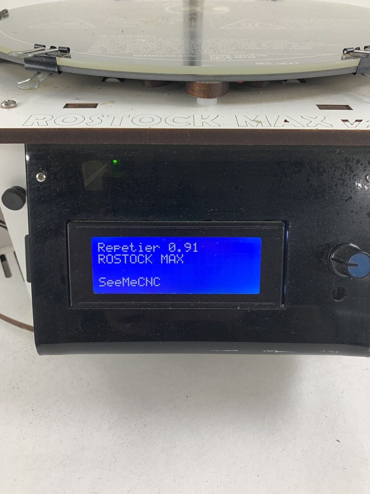 Rostock Max V2 ONYX-HB Desktop 3D Printer Power Tested