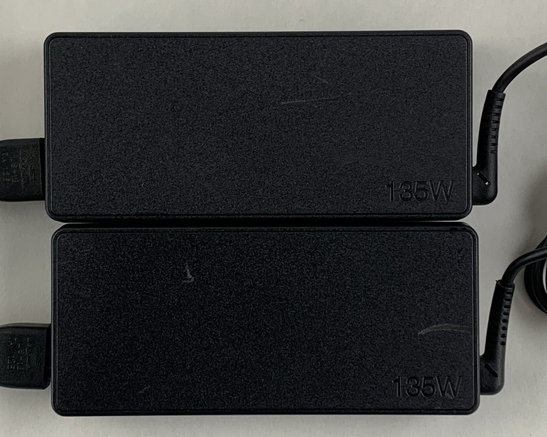 Lenovo ADL135NCC3A SA10E75848 135W 20V AC Adapter Square Slim Tip Lot of 2x