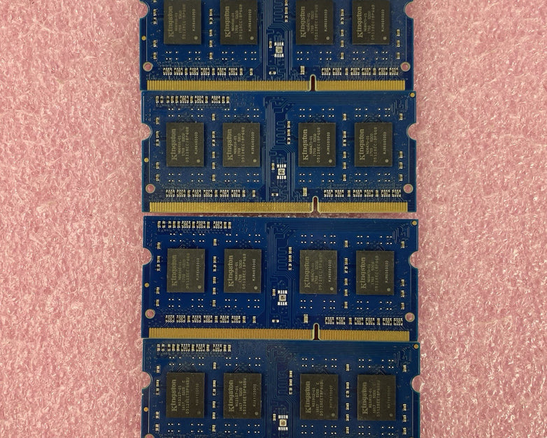 Kingston 4GB DDR3L-1600 PC3L-12800S SODIMM Laptop RAM 9995417-156 Lot of 4