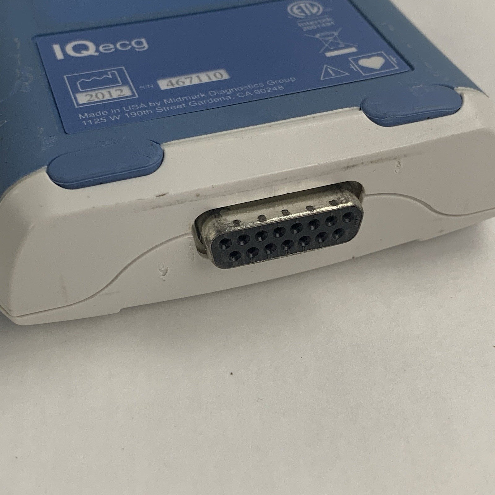 Midmark IQecg ECG Acquisition Module Power Tested W/ USB Cord No Accessories6