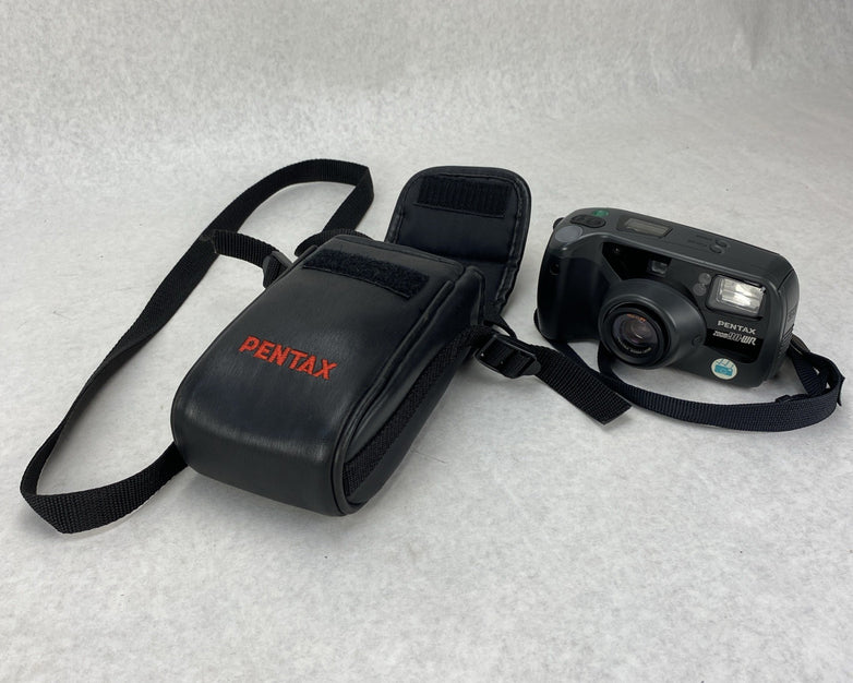 Pentax Zoom 90WR 35mm Weather Resistant Point And Shoot Film Camera With Remote