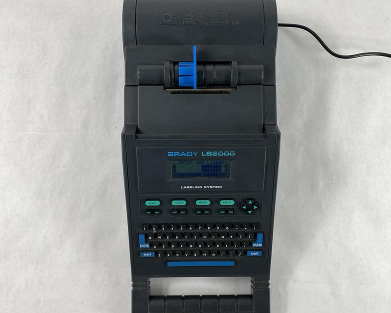Brady LS2000 Labeling System Portable Printer 4 Line Display Power Tested