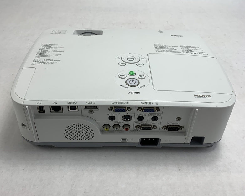 NEC NP-M300X LCD Lamp Projector 144 Lamp Hours w/ Remote