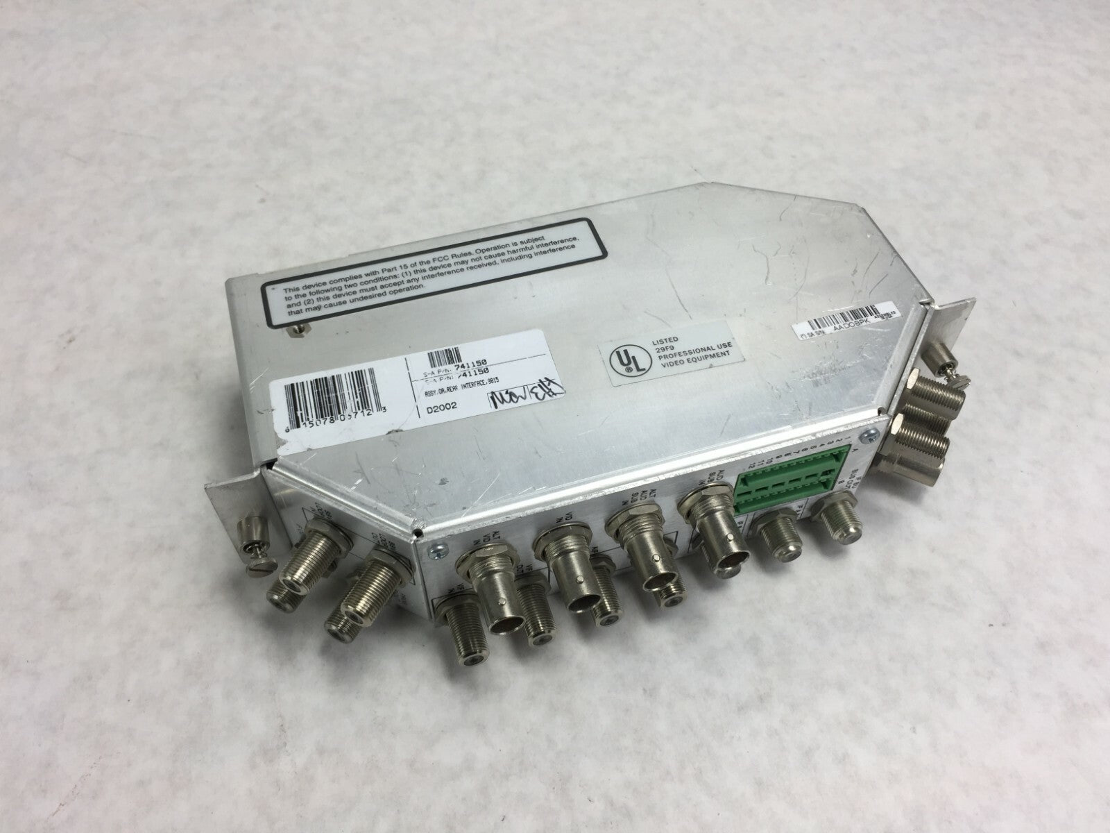 Scientific Atlanta  741150 Assembly OA Rear Interface