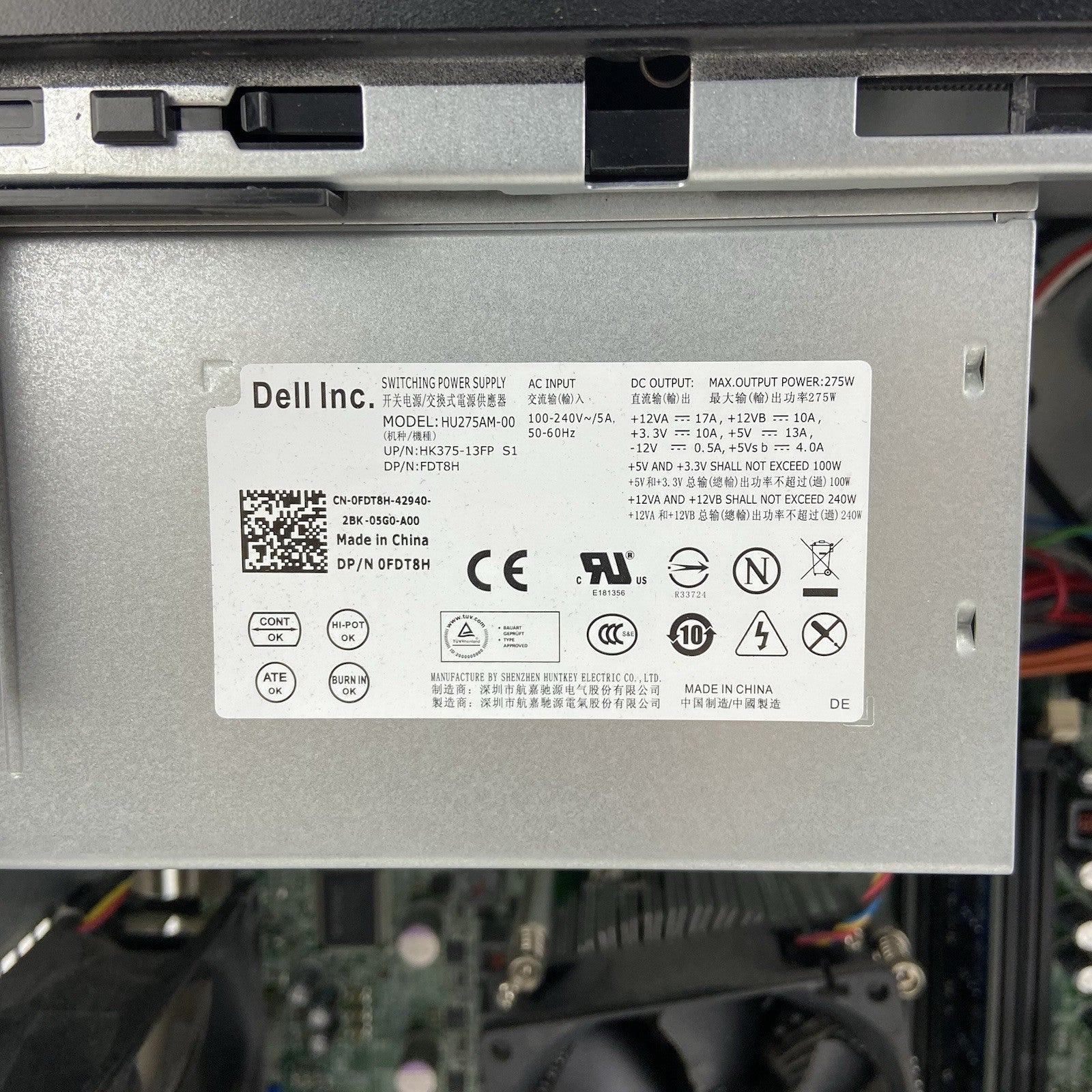 Dell Optiplex 9010 MT Intel Core i7-3770 3.4GHz 4GB RAM No HDD No OS10