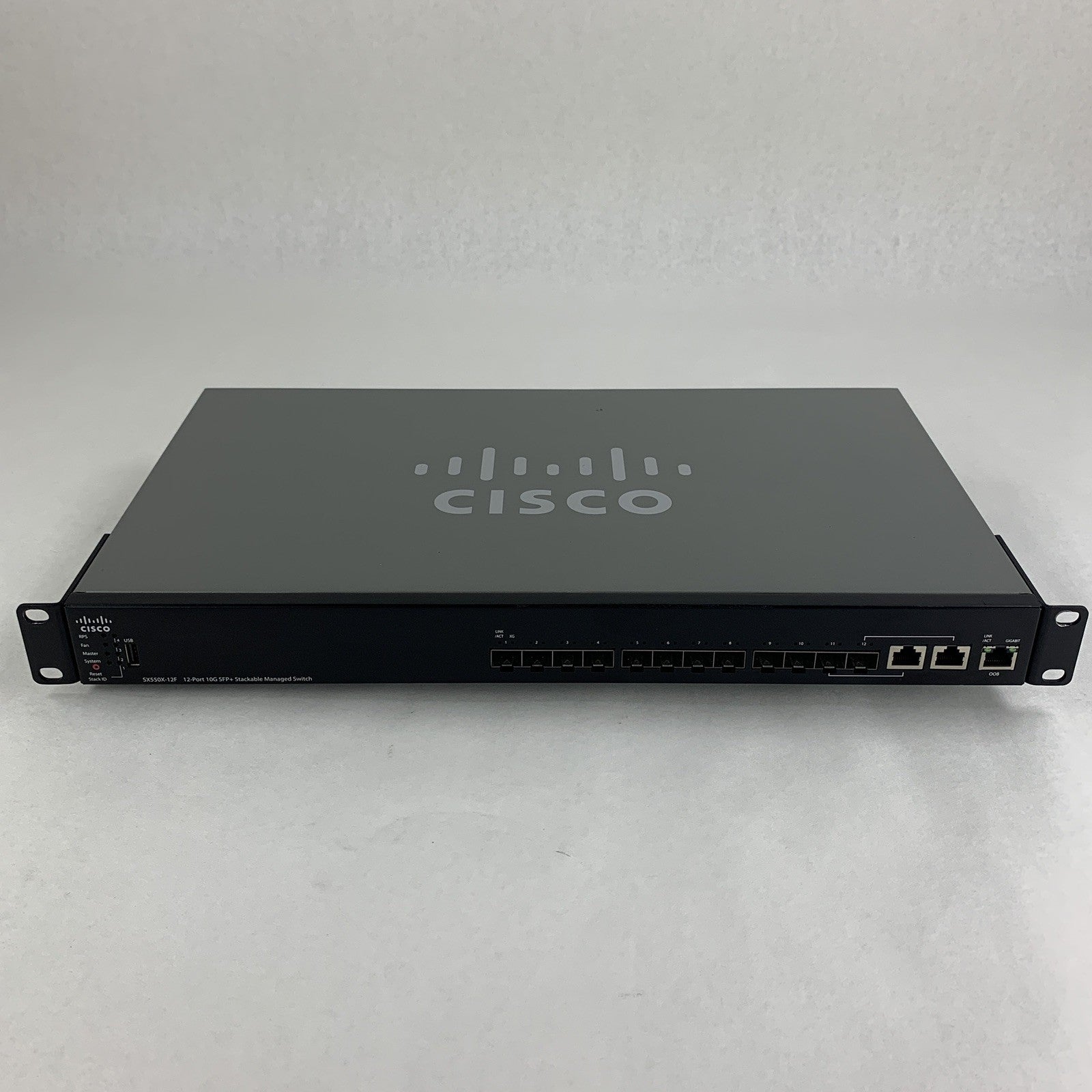 Cisco SX550X-12F-K9 Stackable Managed Switch Tested Reset