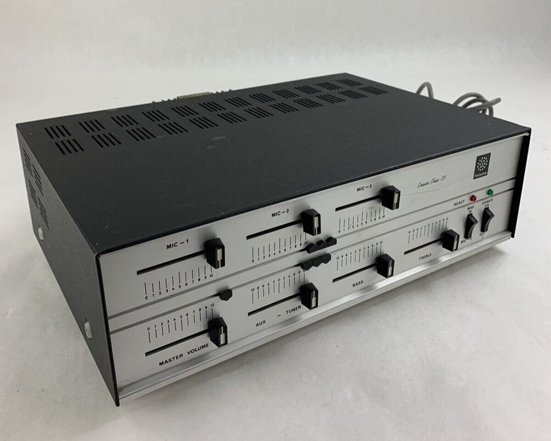 Fanon Power Plus 35 Solid State Amp Channel Mixer No Power For Parts and Repair