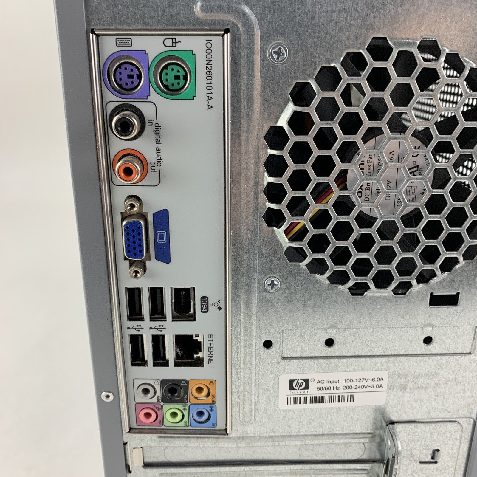 HP Pavilion A1720N MT Core 2 Duo 6300 1.86 GHz 3 GB RAM No HDD No OS