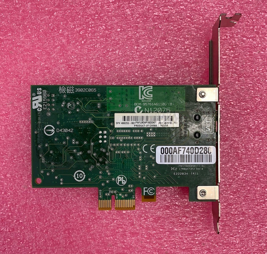Broadcom MS-4159 BCM9571 Single-Port Gigabit PCIe Network Adapter