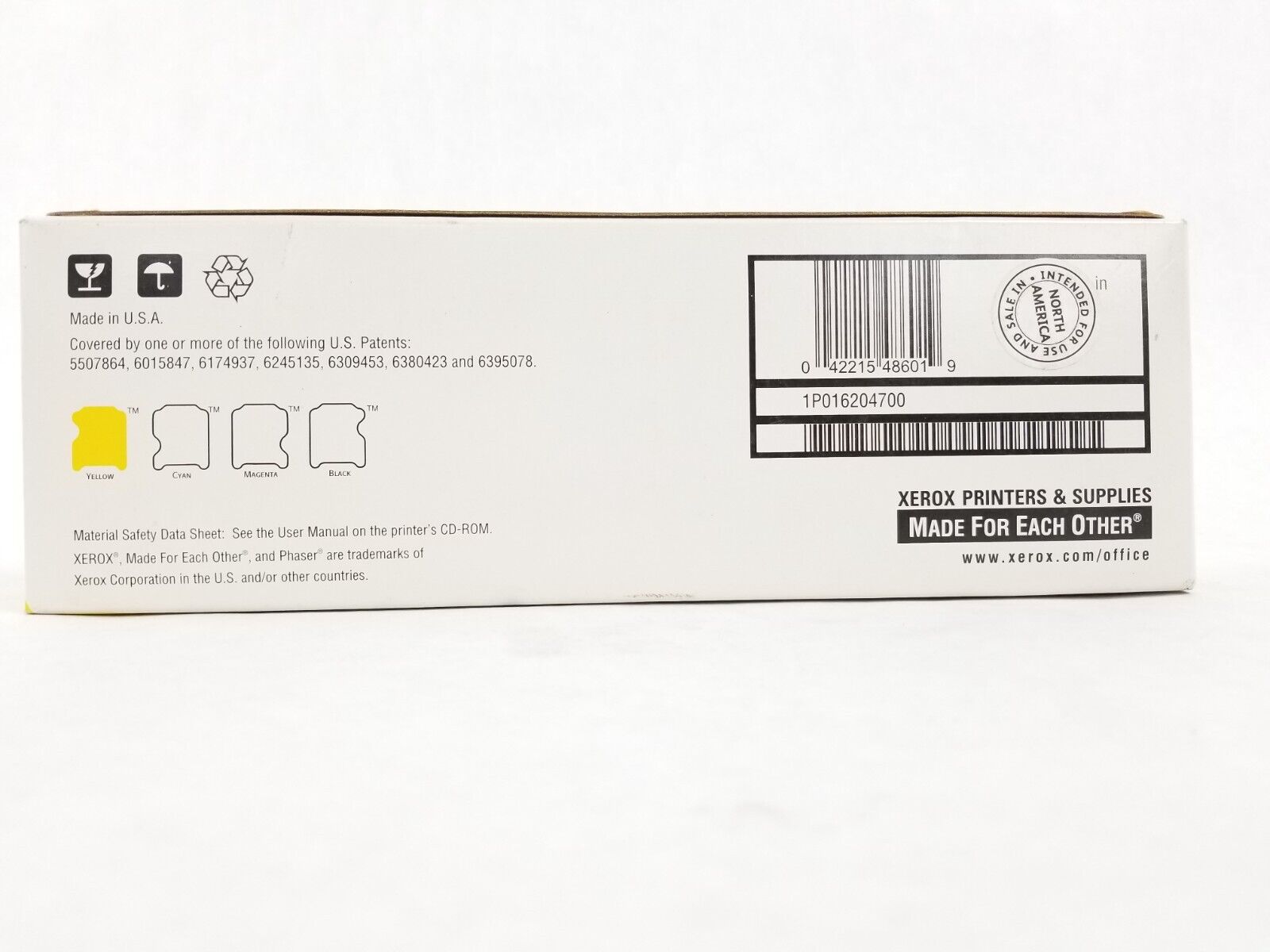 Xerox Phaser 8200 Yellow ColorStix Ink Color Printer 016-2047-00 5pk