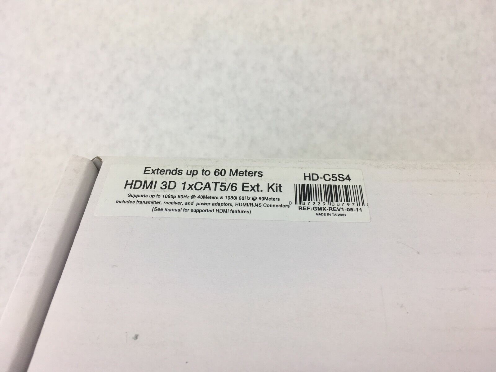 HDAV HD-C5S4 HDMI Audio Single Extender Over CAT5 UTP HD 3D 1080p (Lot of 2)