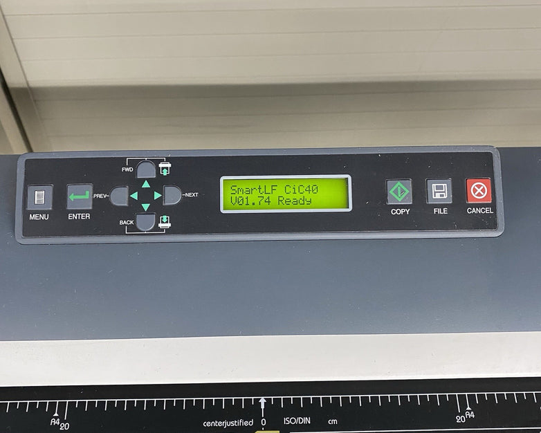 Canon IPF765 Printer Colortrac SmartLF Ci40 ViewSonic VS12666 LCD Touch Display