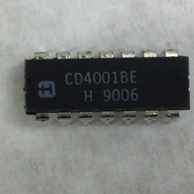 Harris  CD4001BE  Logic Gates CMOS Quad 2-In  Lot of 25