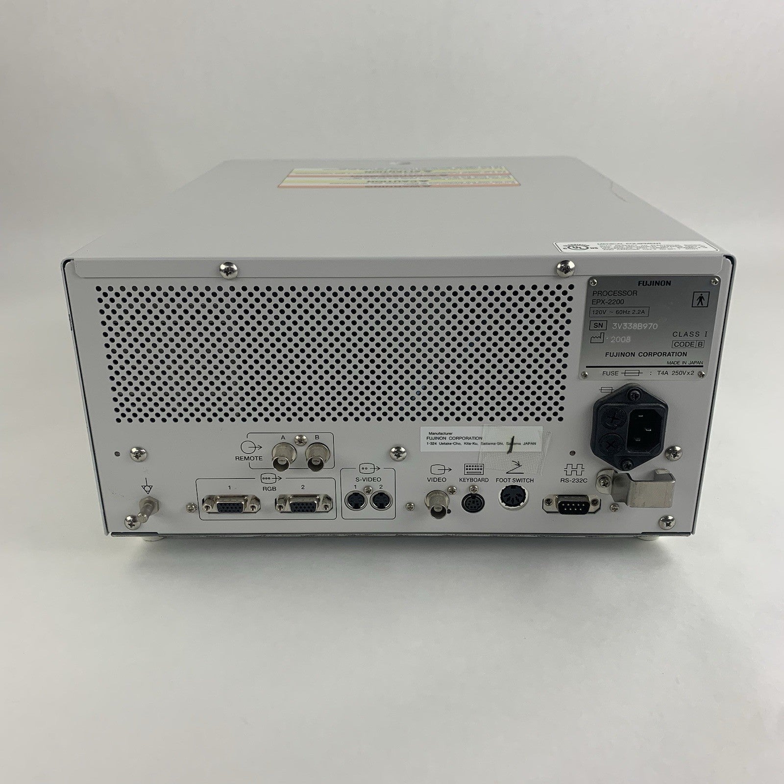 Fujinon EPX-2200 System Processor Powers On Lamp Tested Factory Reset10