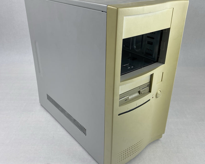 Unbranded Mid ATX Vintage Beige Computer Case No Power Supply No Internals