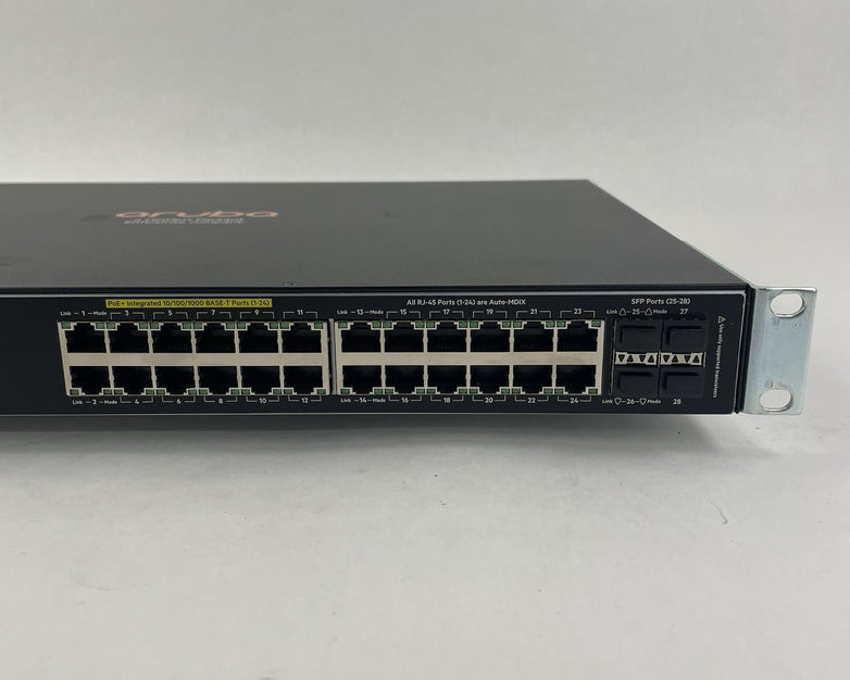 HP Aruba 2530-24G PoE+ J9773A 24-Port Gigabit Switch - Tested