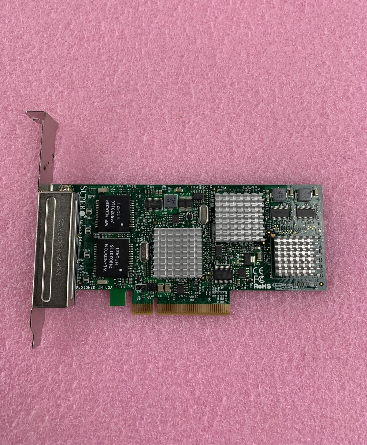 AOC-SGP-I4 - SUPERMICRO 4-PORT GIGABIT ETHERNET CARD