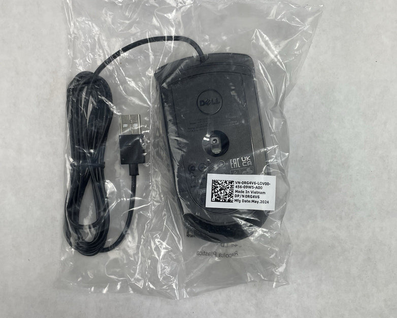 Dell MS116 Optical Black USB Scroll Wheel Mouse Lot of 10