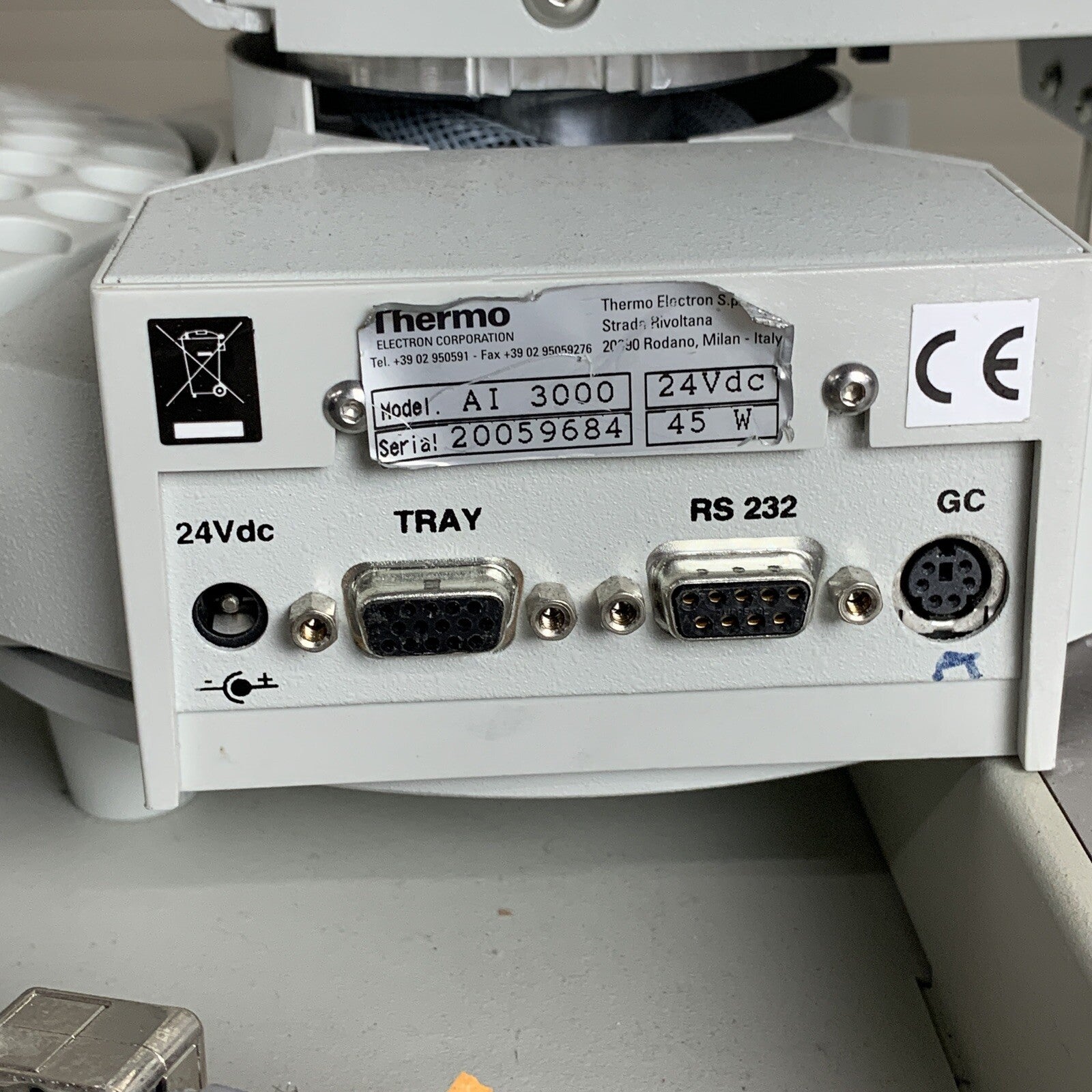 Thermo Scientific Trace GC Ultra w/ AI 3000 Auto Sampler Powers On